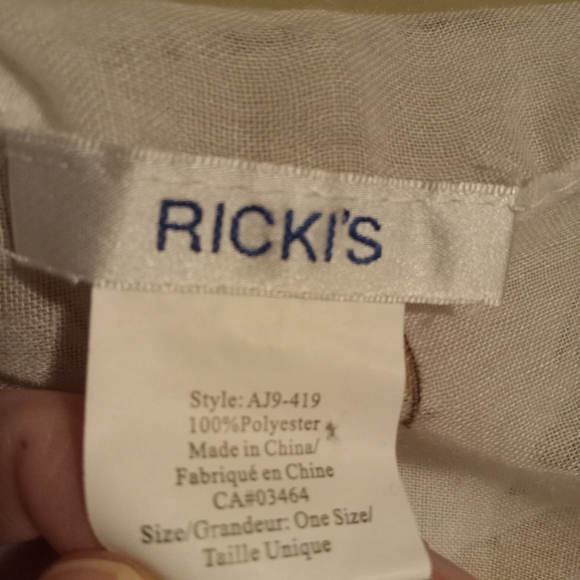 RICKI'S owl infinity scarf - Picture 2 of 3